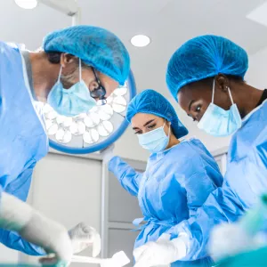 Surgeons performing bariatric surgery